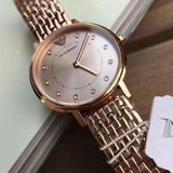 Buy Shop Emporio Armani Dress Quartz Rose Gold Dial Rose Gold Steel Strap Watch For Women - AR11062 USA Online