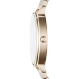Buy Shop Emporio Armani Dress Quartz Rose Gold Dial Rose Gold Steel Strap Watch For Women - AR11062 USA Online