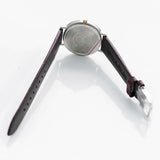 Buy Shop Emporio Armani Dress Quartz Silver Dial Brown Leather Strap Watch For Women - AR11063 USA Online