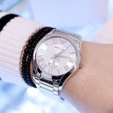 Buy Shop Emporio Armani Dress Quartz Silver Dial Silver Steel Strap Watch For Men - AR11084 USA Online
