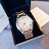 Buy Shop Emporio Armani Dress Quartz Silver Dial Silver Steel Strap Watch For Men - AR11084 USA Online