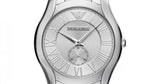 Buy Shop Emporio Armani Dress Quartz Silver Dial Silver Steel Strap Watch For Men - AR11084 USA Online