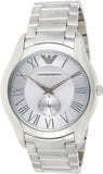 Buy Shop Emporio Armani Dress Quartz Silver Dial Silver Steel Strap Watch For Men - AR11084 USA Online
