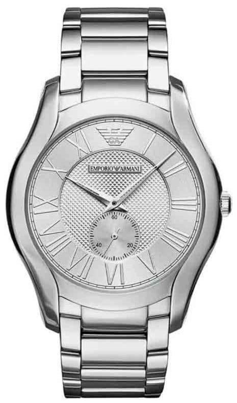 Buy Shop Emporio Armani Dress Quartz Silver Dial Silver Steel Strap Watch For Men - AR11084 USA Online