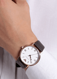 Buy Shop Emporio Armani Dress Quartz White Dial Brown Leather Strap Watch For Men - AR11011 USA Online
