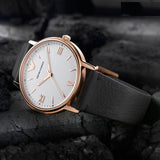 Buy Shop Emporio Armani Dress Quartz White Dial Brown Leather Strap Watch For Men - AR11011 USA Online