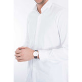 Buy Shop Emporio Armani Dress Quartz White Dial Brown Leather Strap Watch For Men - AR11011 USA Online