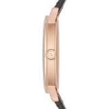 Buy Shop Emporio Armani Dress Quartz White Dial Brown Leather Strap Watch For Men - AR11011 USA Online