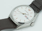 Buy Shop Emporio Armani Dress Quartz White Dial Brown Leather Strap Watch For Men - AR1999 USA Online