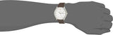 Buy Shop Emporio Armani Dress Quartz White Dial Brown Leather Strap Watch For Men - AR1999 USA Online