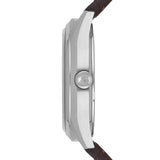 Buy Shop Emporio Armani Dress Quartz White Dial Brown Leather Strap Watch For Men - AR1999 USA Online
