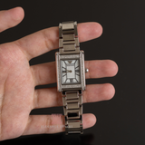 Buy Shop Emporio Armani Empire Mother of Pearl Dial Silver Steel Strap Watch For Women - AR11625 USA Online