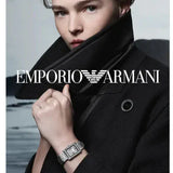 Buy Shop Emporio Armani Empire Mother of Pearl Dial Silver Steel Strap Watch For Women - AR11625 USA Online