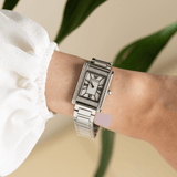 Buy Shop Emporio Armani Empire Mother of Pearl Dial Silver Steel Strap Watch For Women - AR11625 USA Online