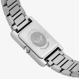 Buy Shop Emporio Armani Empire Mother of Pearl Dial Silver Steel Strap Watch For Women - AR11625 USA Online