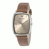 Buy Shop Emporio Armani Epsilon Quartz Brown Dial Brown Leather Strap Watch For Men - AR2489 USA Online