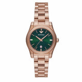 Buy Shop Emporio Armani Federica Analog Green Dial Rose Gold Steel Strap Watch for Women - AR11639 USA Online