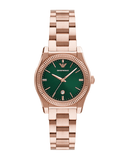 Buy Shop Emporio Armani Federica Analog Green Dial Rose Gold Steel Strap Watch for Women - AR11639 USA Online