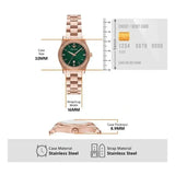 Buy Shop Emporio Armani Federica Analog Green Dial Rose Gold Steel Strap Watch for Women - AR11639 USA Online