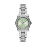 Buy Shop Emporio Armani Federica Mint Green Dial Silver Steel Strap Watch for Women - AR11656 USA Online