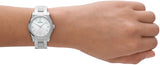 Buy Shop Emporio Armani Federica Mother of Pearl Dial Silver Steel Strap Watch For Women - AR11557 USA Online