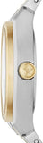 Buy Shop Emporio Armani Federica Mother of Pearl Dial Two Tone Steel Strap Watch for Women - AR11559 USA Online