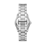 Buy Shop Emporio Armani Federica Three-Hand Date Blue Dial Silver Steel Strap Watch For Women - AR11593 USA Online