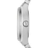 Buy Shop Emporio Armani Federica Three-Hand Date Blue Dial Silver Steel Strap Watch For Women - AR11593 USA Online