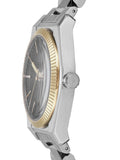 Buy Shop Emporio Armani Federico Black Dial Silver Steel Strap Watch for Men - AR80077 USA Online