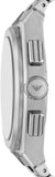 Buy Shop Emporio Armani Federico Chronograph Green Dial Silver Steel Strap Watch for Men - AR11640 USA Online