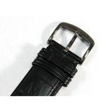 Buy Shop Emporio Armani Franco Black Dial Black Leather Strap Watch For Men - AR0368 USA Online