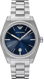 Buy Shop Emporio Armani Frederico Analog Blue Dial Silver Steel Strap Watch for Men - AR11620 USA Online