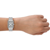 Buy Shop Emporio Armani Genni Analog Mother of Pearl Dial Silver Steel Strap Watch for Women - AR11662 USA Online
