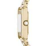 Buy Shop Emporio Armani Genni Crystals Gold Dial Gold Steel Strap Watch for Women - AR11663 USA Online