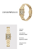 Buy Shop Emporio Armani Genni Crystals Gold Dial Gold Steel Strap Watch for Women - AR11663 USA Online