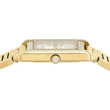 Buy Shop Emporio Armani Genni Crystals Mother of Pearl Dial Gold Steel Strap Watch for Women - AR11659 USA Online