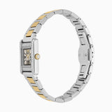 Buy Shop Emporio Armani Genni Crystals Silver Dial Two Tone Steel Strap Watch for Women - AR11704 USA Online