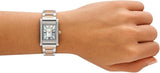 Buy Shop Emporio Armani Genni Mother of Pearl Dial Two Tone Steel Strap Watch for Women - AR11626 USA Online