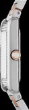 Buy Shop Emporio Armani Genni Mother of Pearl Dial Two Tone Steel Strap Watch for Women - AR11626 USA Online