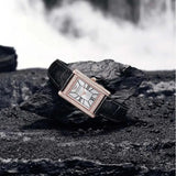 Buy Shop Emporio Armani Genni Silver Dial Black Leather Strap Watch for Women - AR11624 USA Online