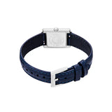 Buy Shop Emporio Armani Genni White Dial Blue Leather Strap Watch for Women - AR11718 USA Online