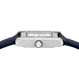 Buy Shop Emporio Armani Genni White Dial Blue Leather Strap Watch for Women - AR11718 USA Online