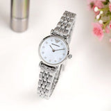 Buy Shop Emporio Armani Gianni Blue Dial Silver Steel Strap Watch For Women - AR1961 USA Online