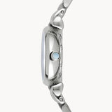 Buy Shop Emporio Armani Gianni Blue Dial Silver Steel Strap Watch For Women - AR1961 USA Online