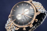 Buy Shop Emporio Armani Gianni Chronograph Grey Dial Two Tone Steel Strap Watch For Men - AR1721 USA Online
