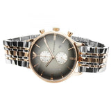 Buy Shop Emporio Armani Gianni Chronograph Grey Dial Two Tone Steel Strap Watch For Men - AR1721 USA Online