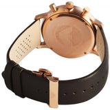 Buy Shop Emporio Armani Gianni Classic Chronograph White Dial Brown Leather Strap Watch For Men - AR0398 USA Online