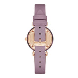 Buy Shop Emporio Armani Gianni Mother of Pearl Dial Purple Leather Strap Watch For Women - AR11003 USA Online