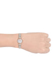 Buy Shop Emporio Armani Gianni Mother of Pearl Dial Two Tone Steel Strap Watch For Women - AR1764 USA Online
