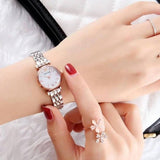 Buy Shop Emporio Armani Gianni Mother of Pearl Dial Two Tone Steel Strap Watch For Women - AR1764 USA Online